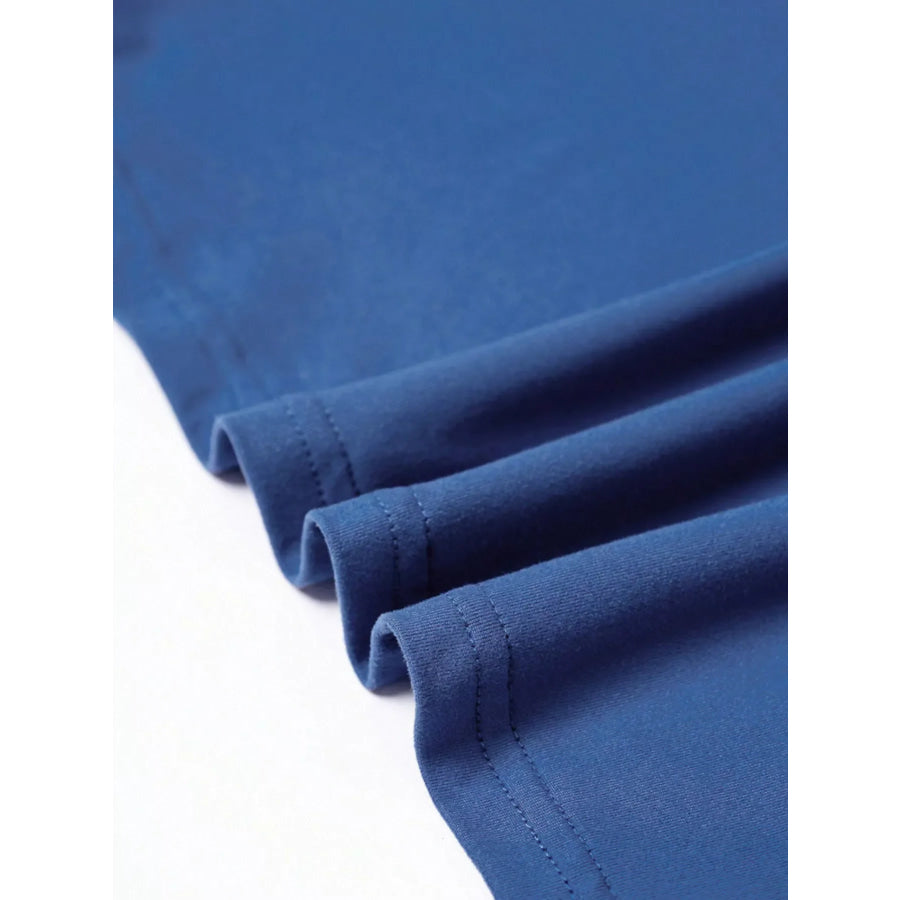 Casual Contrast Trim Short Sleeve T-Shirt Apparel and Accessories