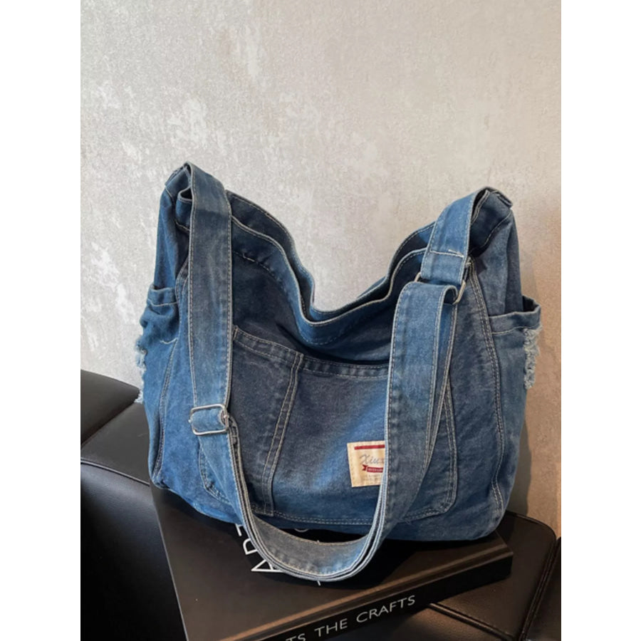 Casual Denim Crossbody Bag Apparel and Accessories