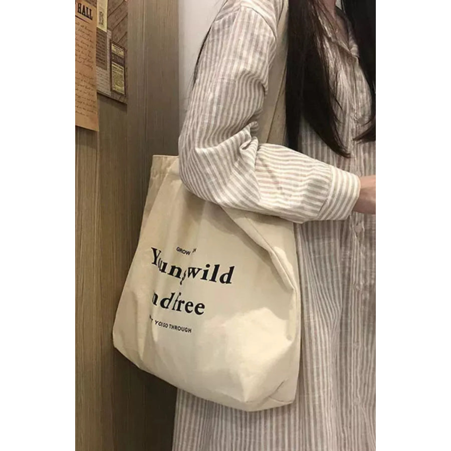 Casual Eco-Friendly Handbag Black / One Size Apparel and Accessories