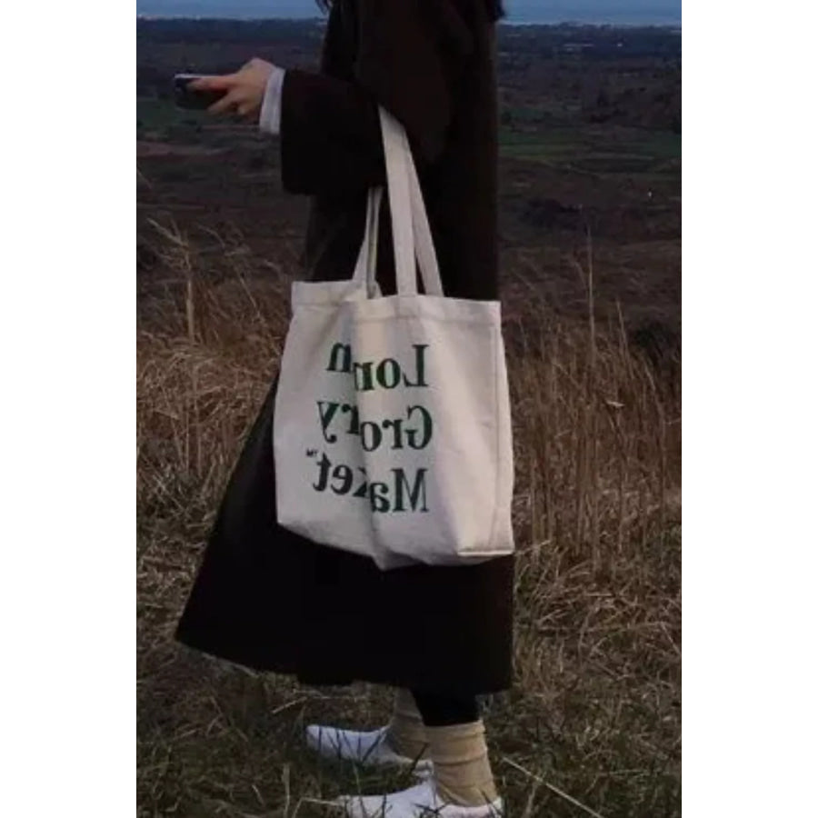 Casual Eco-Friendly Handbag Dark Green / One Size Apparel and Accessories