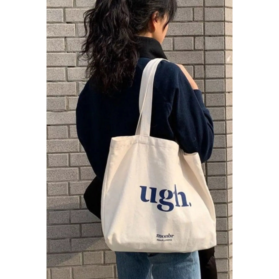 Casual Eco-Friendly Handbag Peacock Blue / One Size Apparel and Accessories
