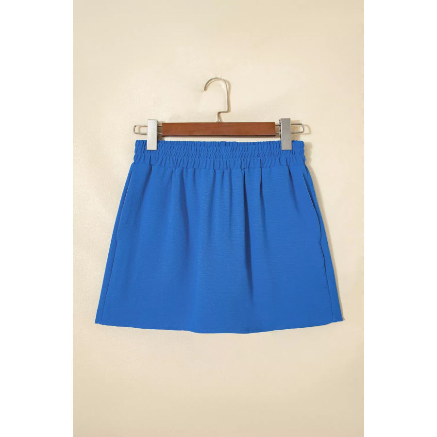 Casual Elastic Waist Flowy Shorts Apparel and Accessories