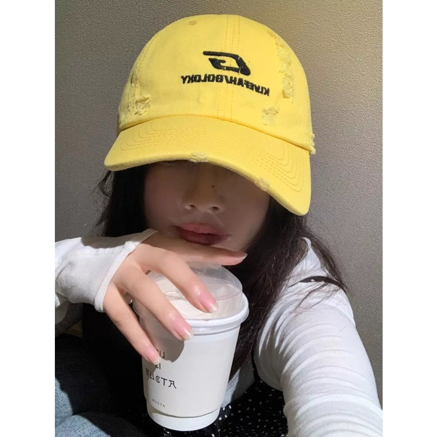 Casual Embroidered Baseball Cap Apparel and Accessories
