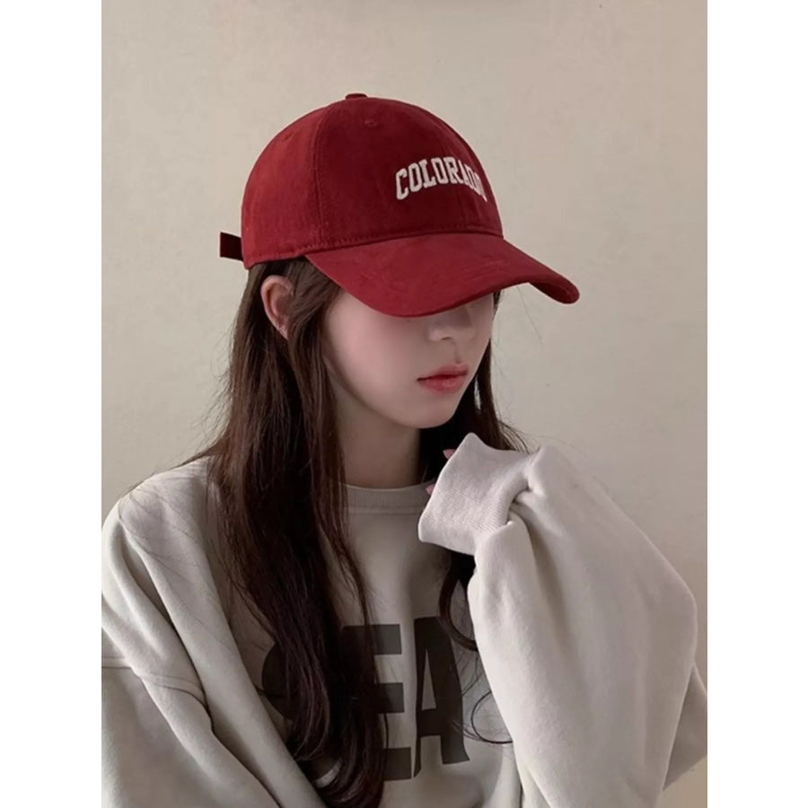 Casual Embroidered Baseball Cap Apparel and Accessories