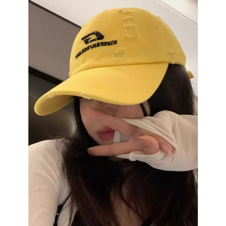 Casual Embroidered Baseball Cap Apparel and Accessories