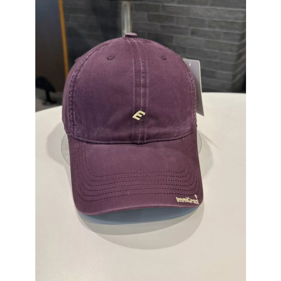 Casual Embroidered Baseball Cap Sauce Purple / One Size Apparel and Accessories