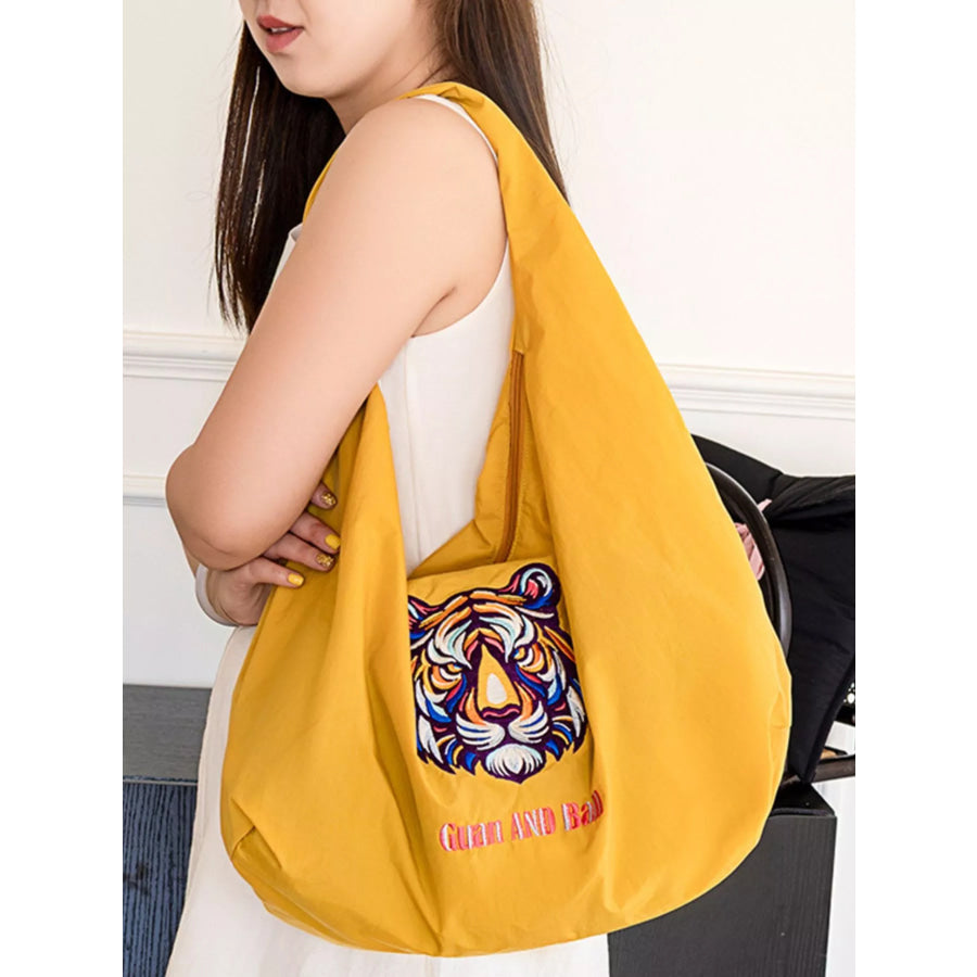 Casual Handbag with Zipper Apparel and Accessories