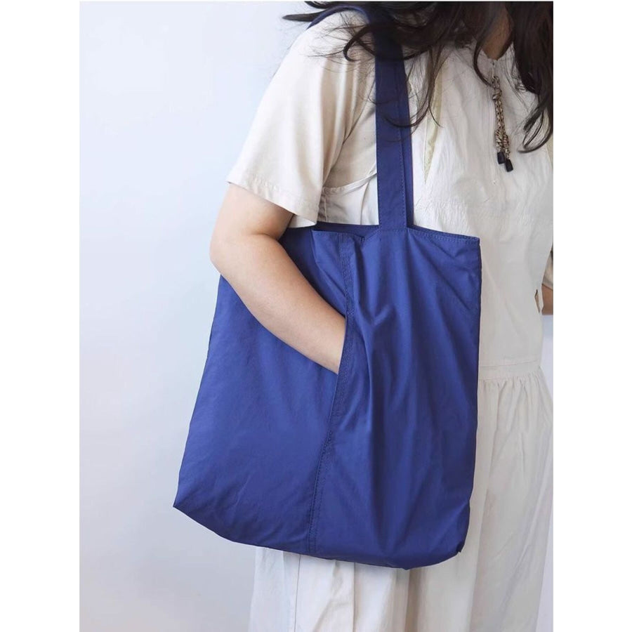 Casual Lightweight Nylon Shoulder Bag Royal Blue / One Size Apparel and Accessories