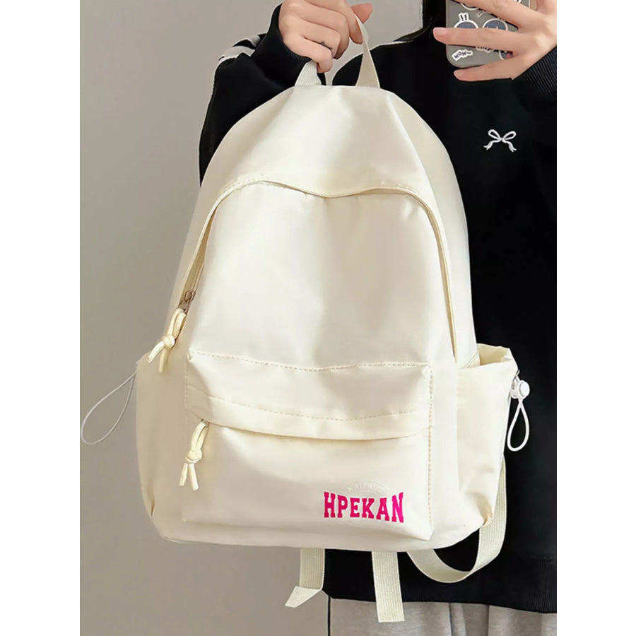Casual Lightweight Travel Backpack Bag White / One Size Apparel and Accessories