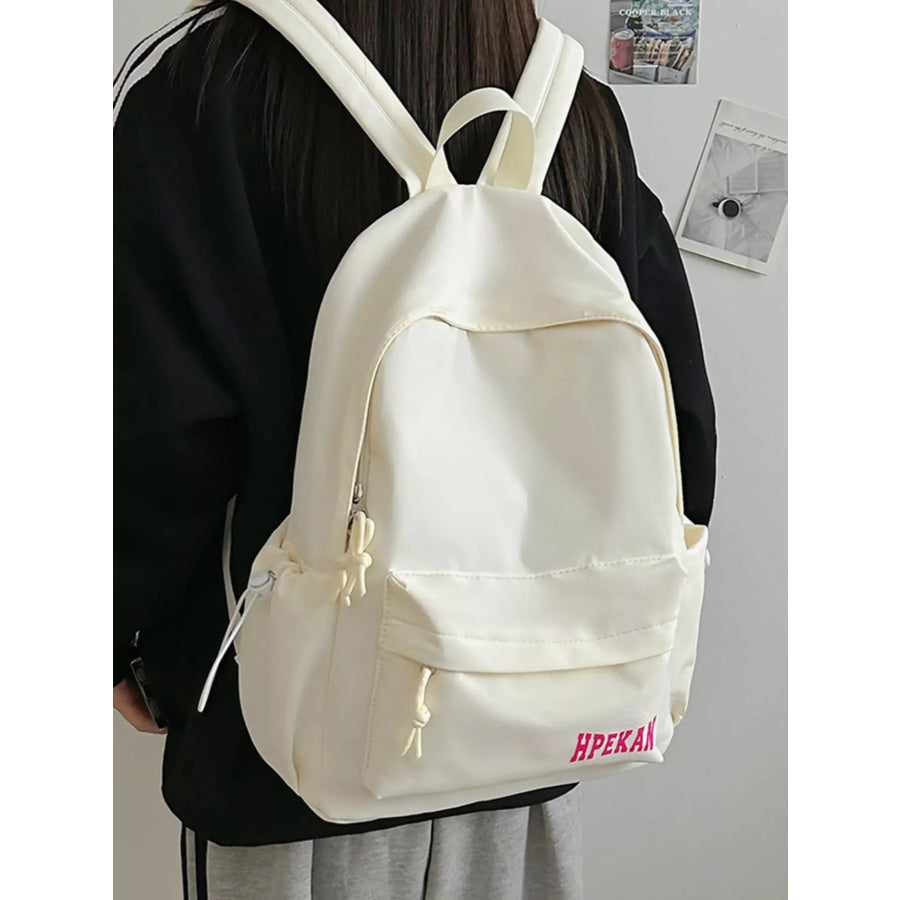 Casual Lightweight Travel Backpack Bag White / One Size Apparel and Accessories