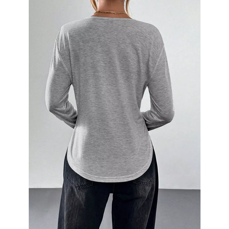 Casual Long Sleeve T-Shirt Apparel and Accessories