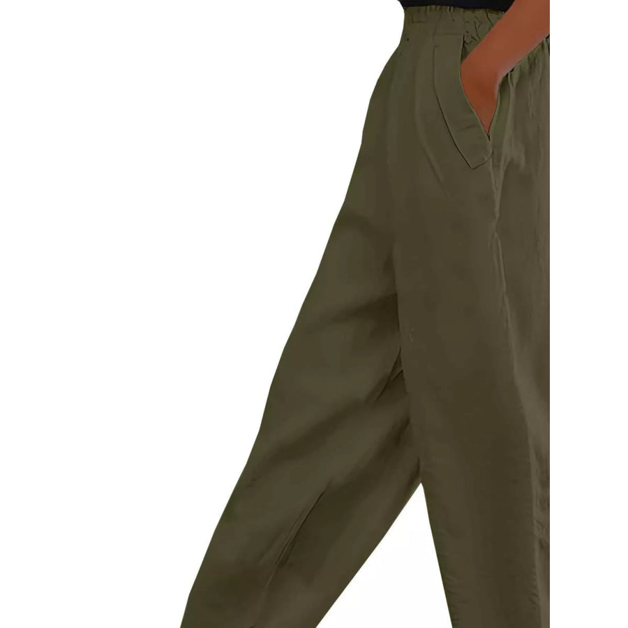 Casual Loose Fit Pants Apparel and Accessories