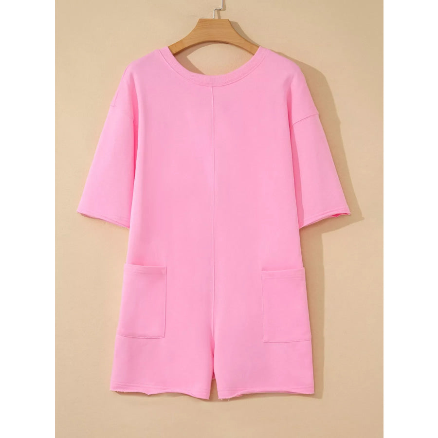 Casual Loose Half Sleeve Romper Apparel and Accessories