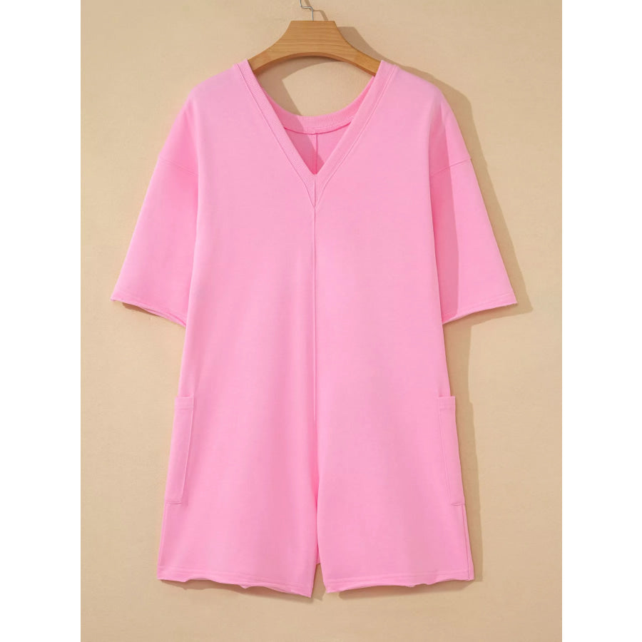 Casual Loose Half Sleeve Romper Apparel and Accessories