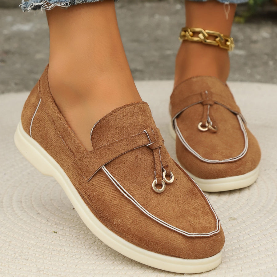 Casual Round Toe Slip-Ons Apparel and Accessories