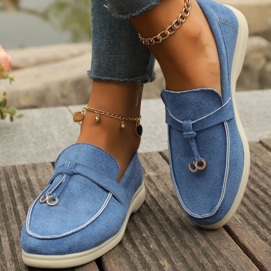 Casual Round Toe Slip-Ons Apparel and Accessories