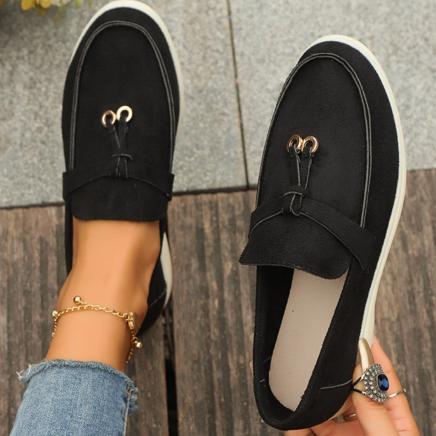 Casual Round Toe Slip-Ons Apparel and Accessories
