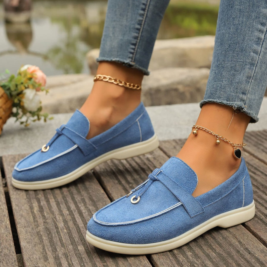 Casual Round Toe Slip-Ons Apparel and Accessories