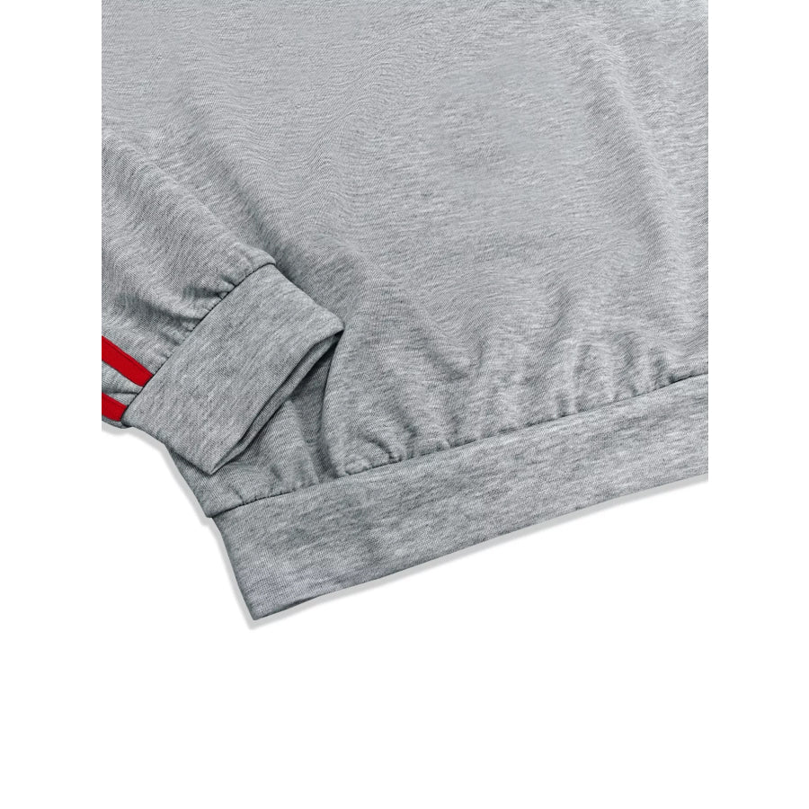 Casual Striped Sweatshirt and Pants Set Apparel and Accessories