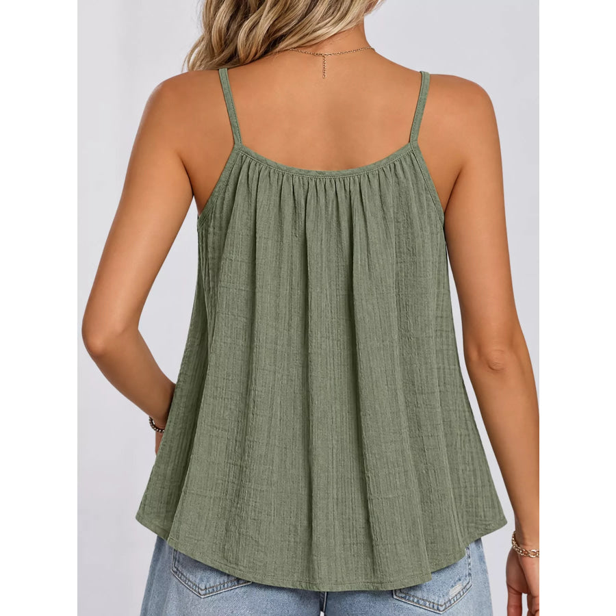 Casual Textured Cami Apparel and Accessories