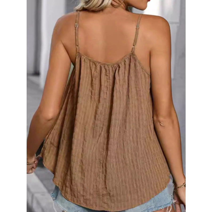 Casual Textured Cami Apparel and Accessories