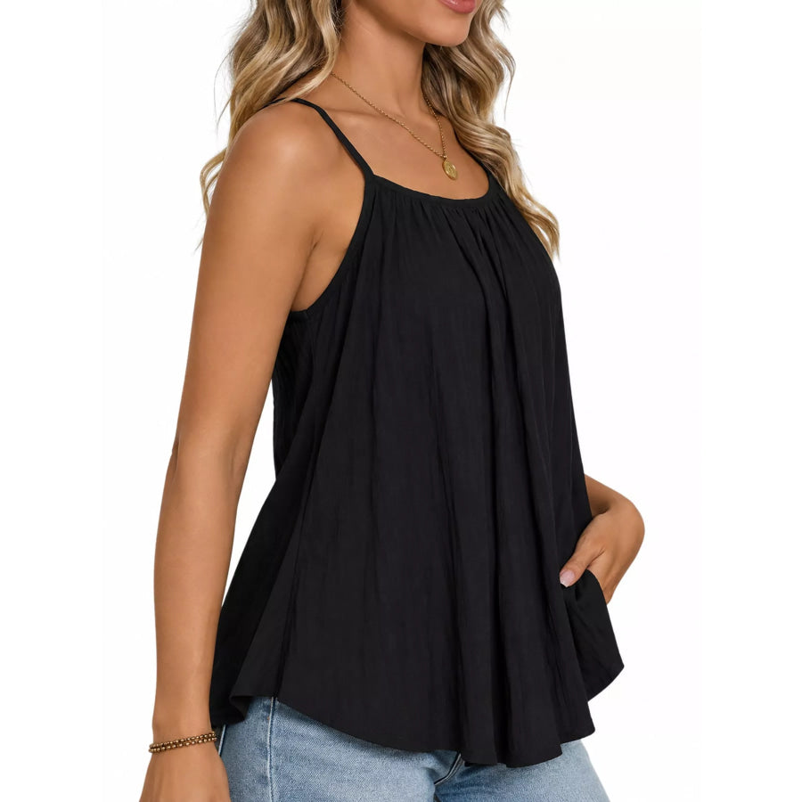 Casual Textured Cami Apparel and Accessories
