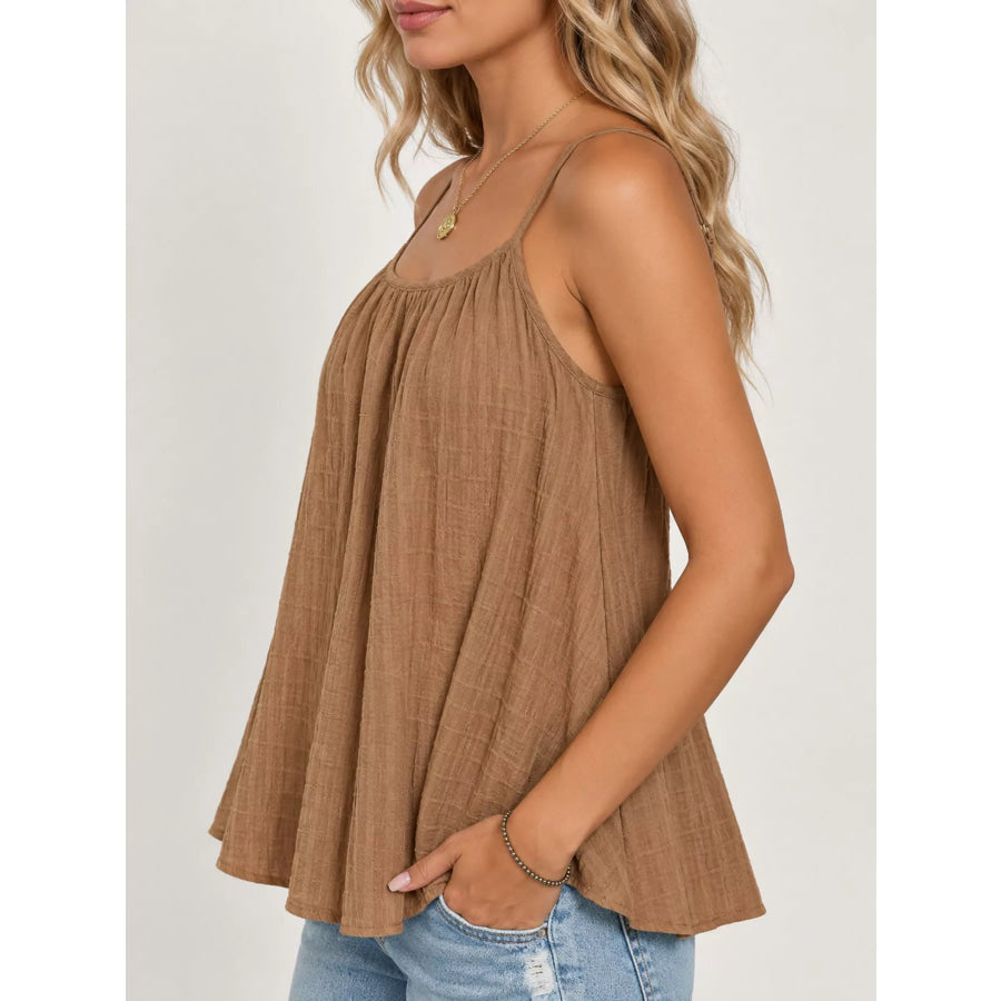 Casual Textured Cami Apparel and Accessories