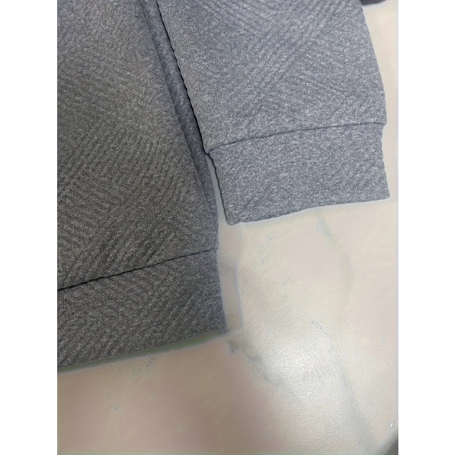 Casual Textured Hooded Sweatshirt Dress Apparel and Accessories