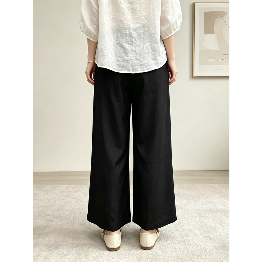Casual Wide Leg Pants Apparel and Accessories