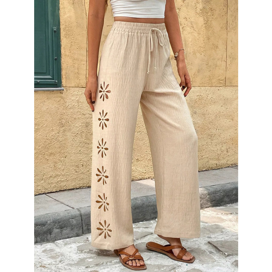 Casual Wide-Leg Pants Apparel and Accessories