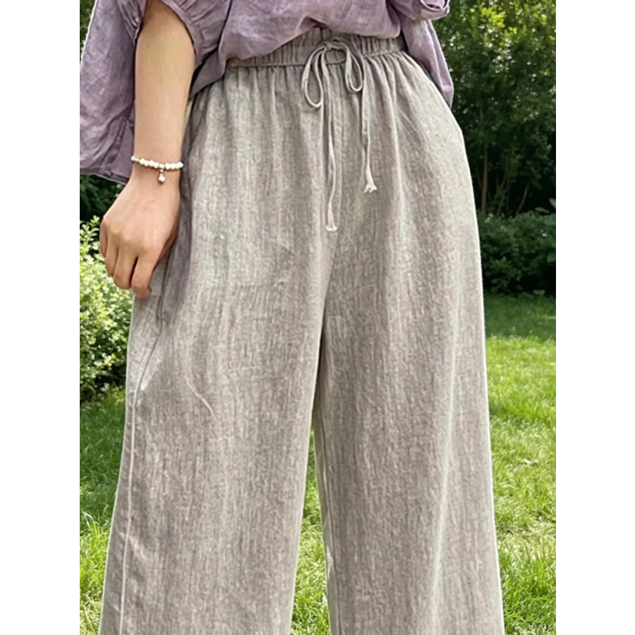 Casual Wide Leg Pants Apparel and Accessories