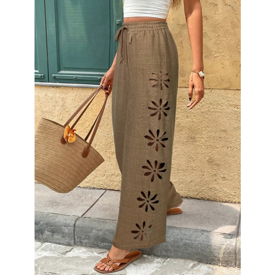 Casual Wide-Leg Pants Apparel and Accessories