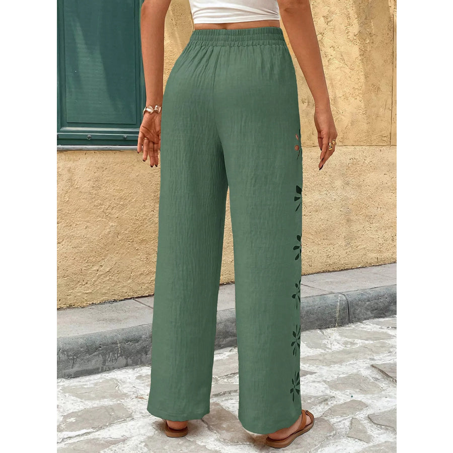 Casual Wide-Leg Pants Apparel and Accessories