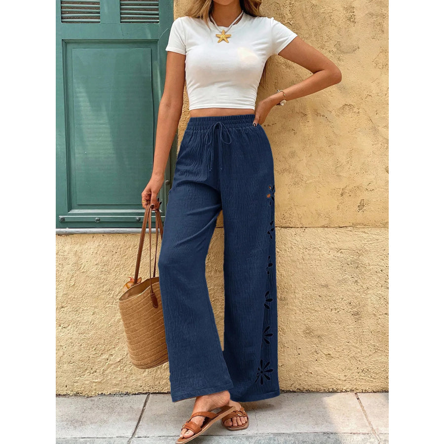 Casual Wide-Leg Pants Apparel and Accessories