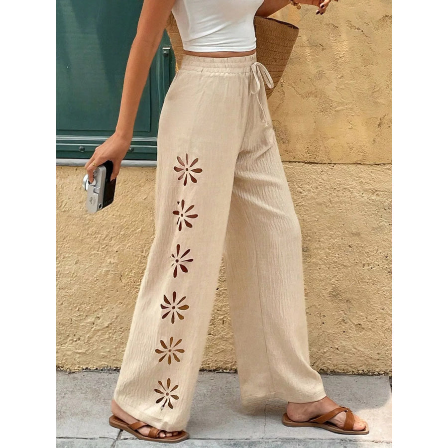 Casual Wide-Leg Pants Apparel and Accessories