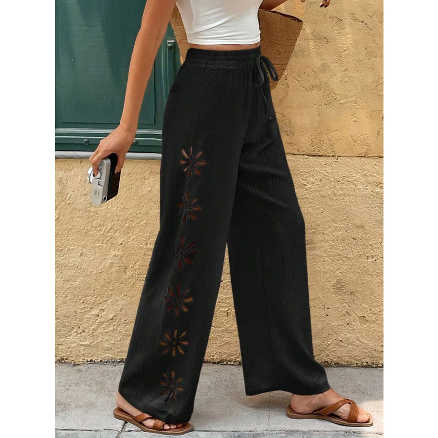 Casual Wide-Leg Pants Apparel and Accessories