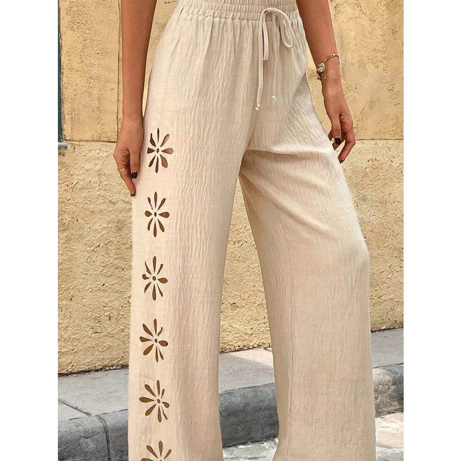 Casual Wide-Leg Pants Apparel and Accessories