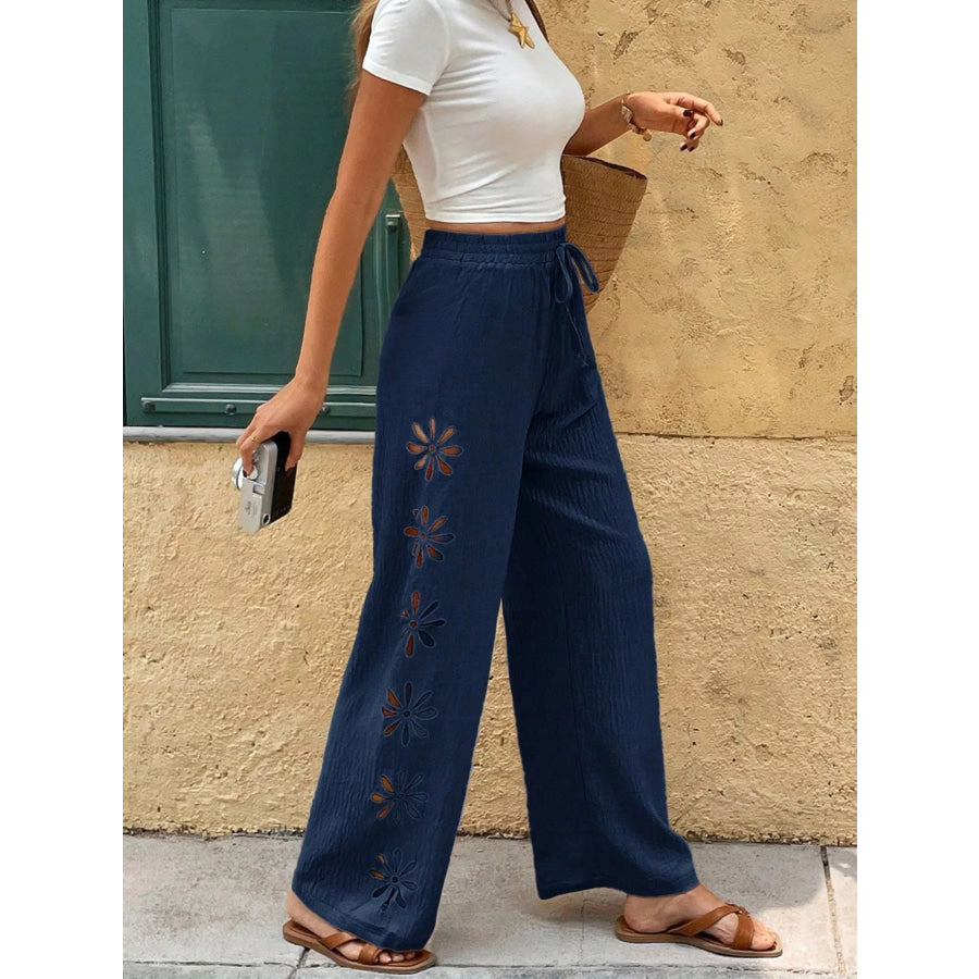 Casual Wide-Leg Pants Apparel and Accessories