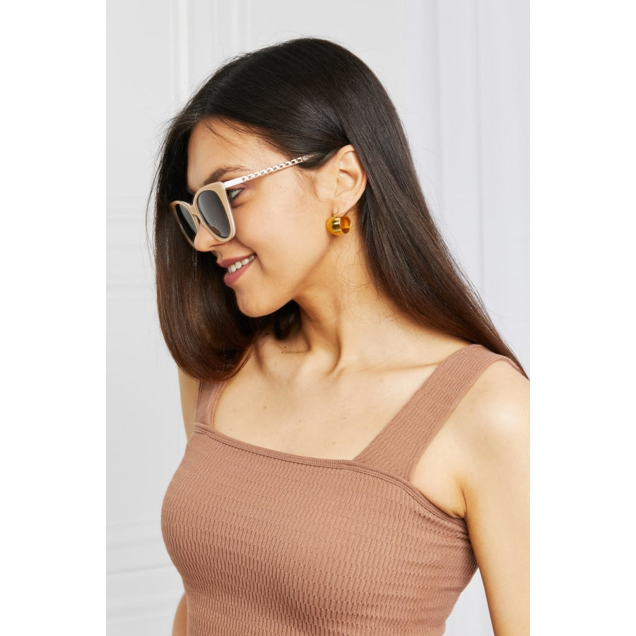 Cat-Eye Acetate Frame Sunglasses