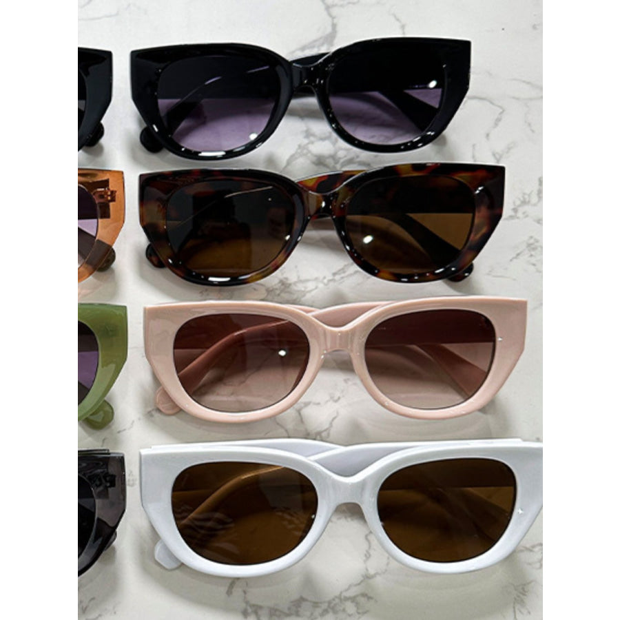 Cat Eye Polycarbonate Frame Sunglasses Apparel and Accessories