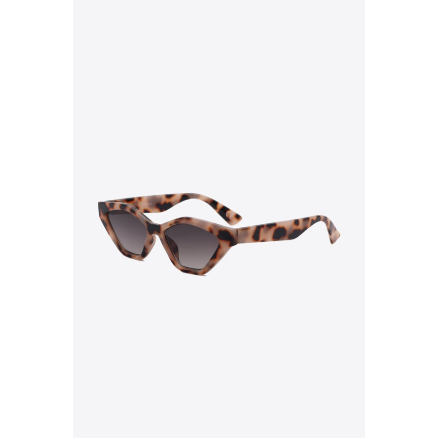 Cat Eye Polycarbonate Sunglasses Leopard / One Size