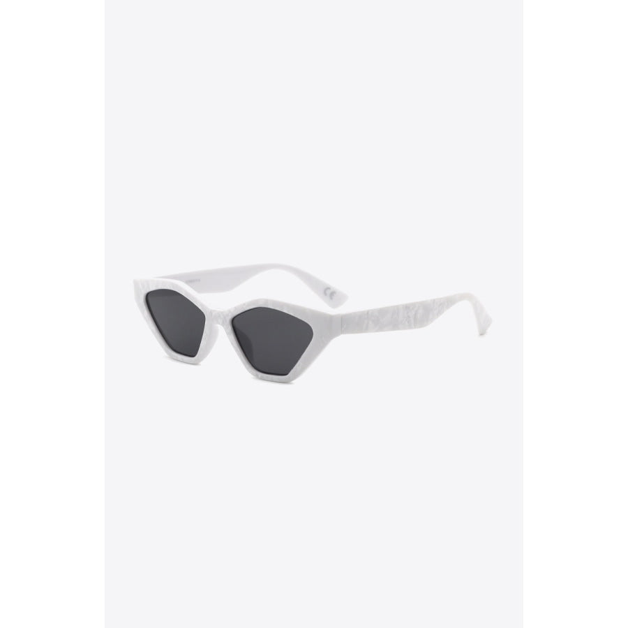 Cat Eye Polycarbonate Sunglasses Light Gray / One Size