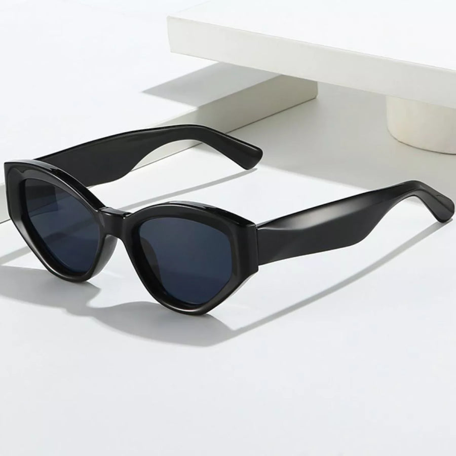 Cat-Eye Sunglasses Black / One Size Apparel and Accessories