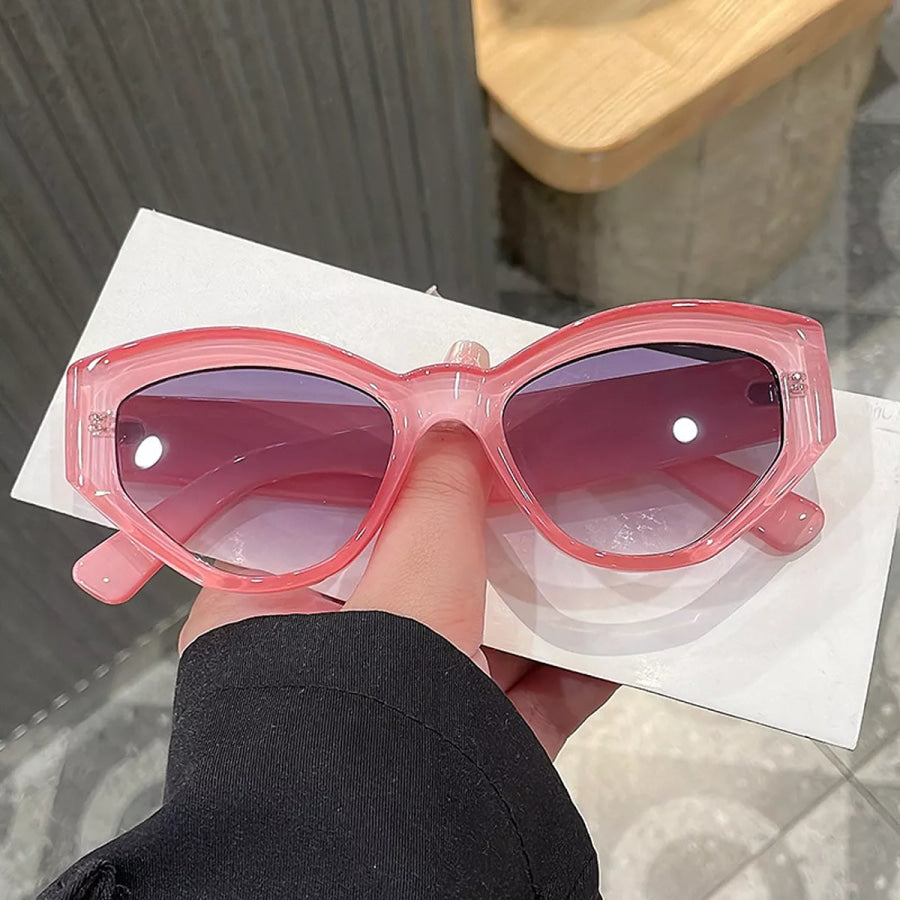 Cat-Eye Sunglasses Blush Pink / One Size Apparel and Accessories