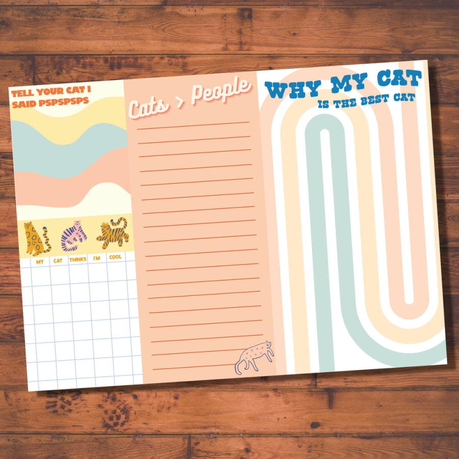 Cat Lovers Notepad Set Notepad