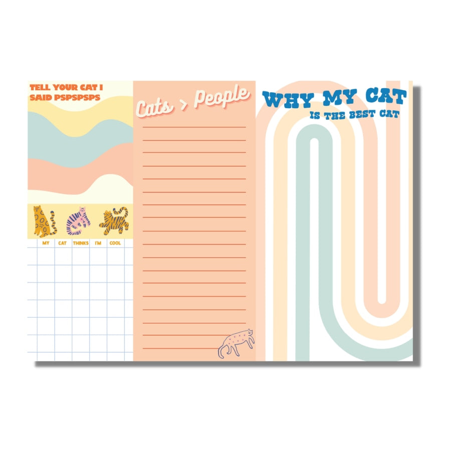 Cat Lovers Notepad Set Notepad