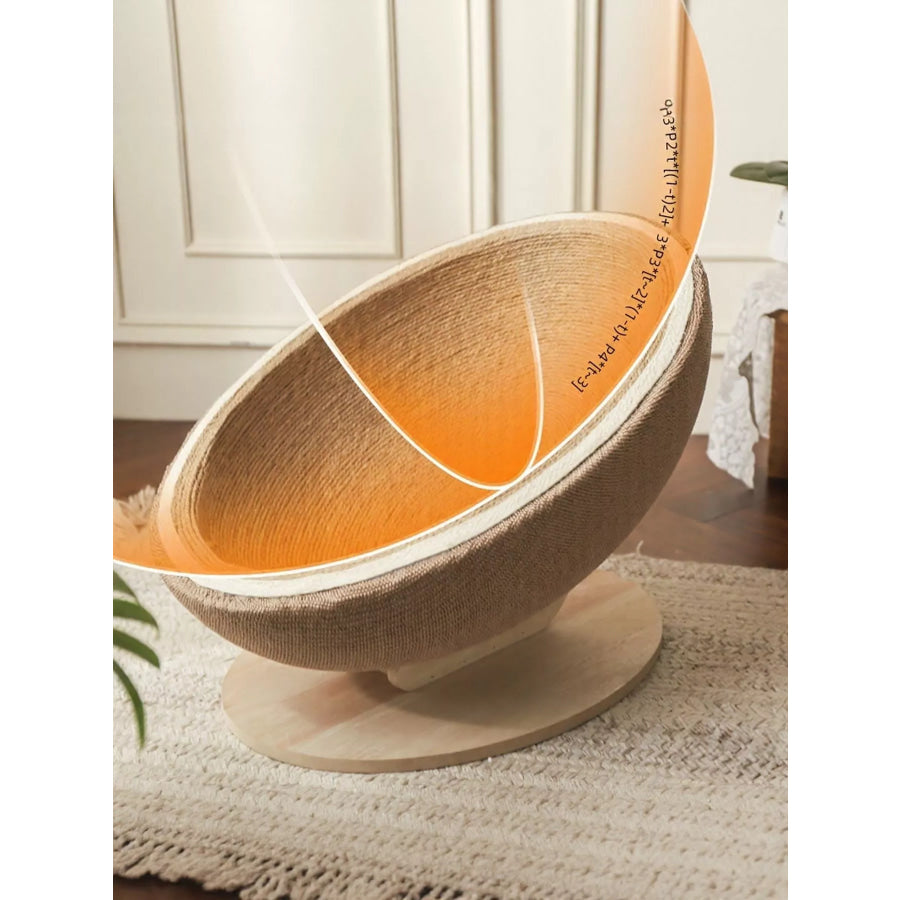 Cat Nest with Hemp Rope Scratcher Apparel and Accessories