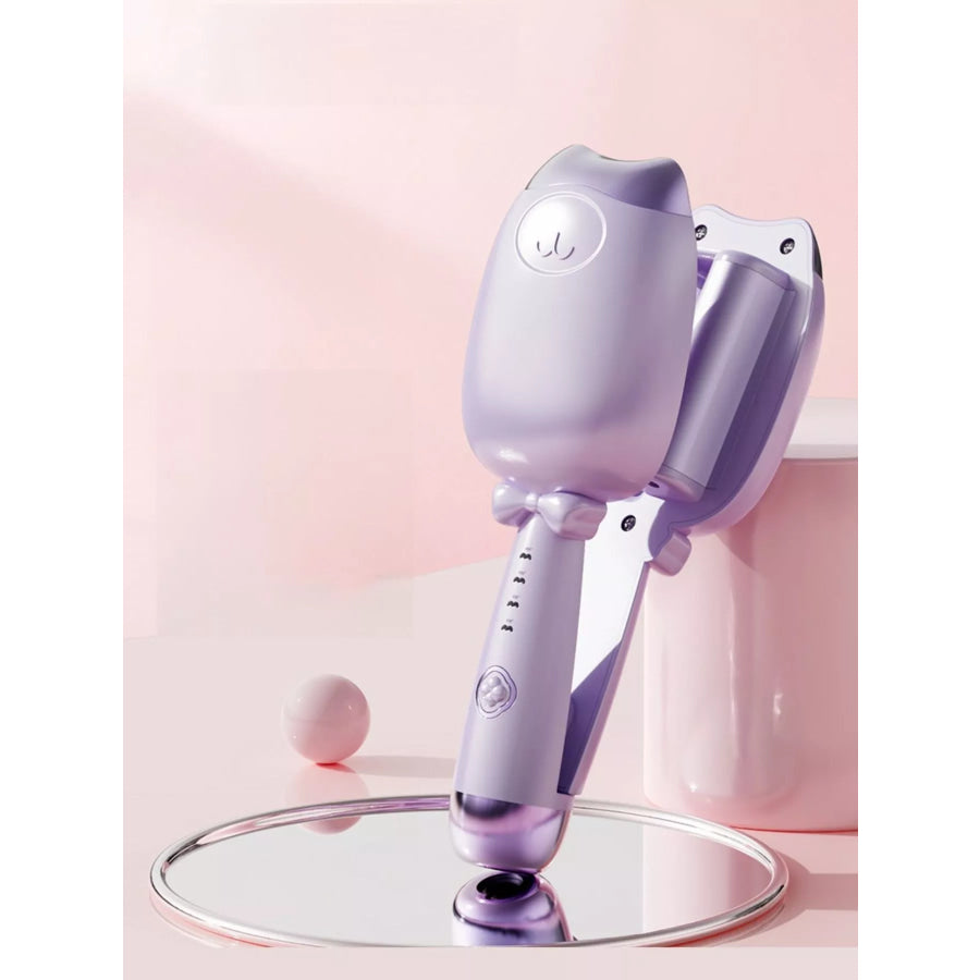 Cat Paw Shaped Curling Iron Lavender / European plug Apparel and Accessories