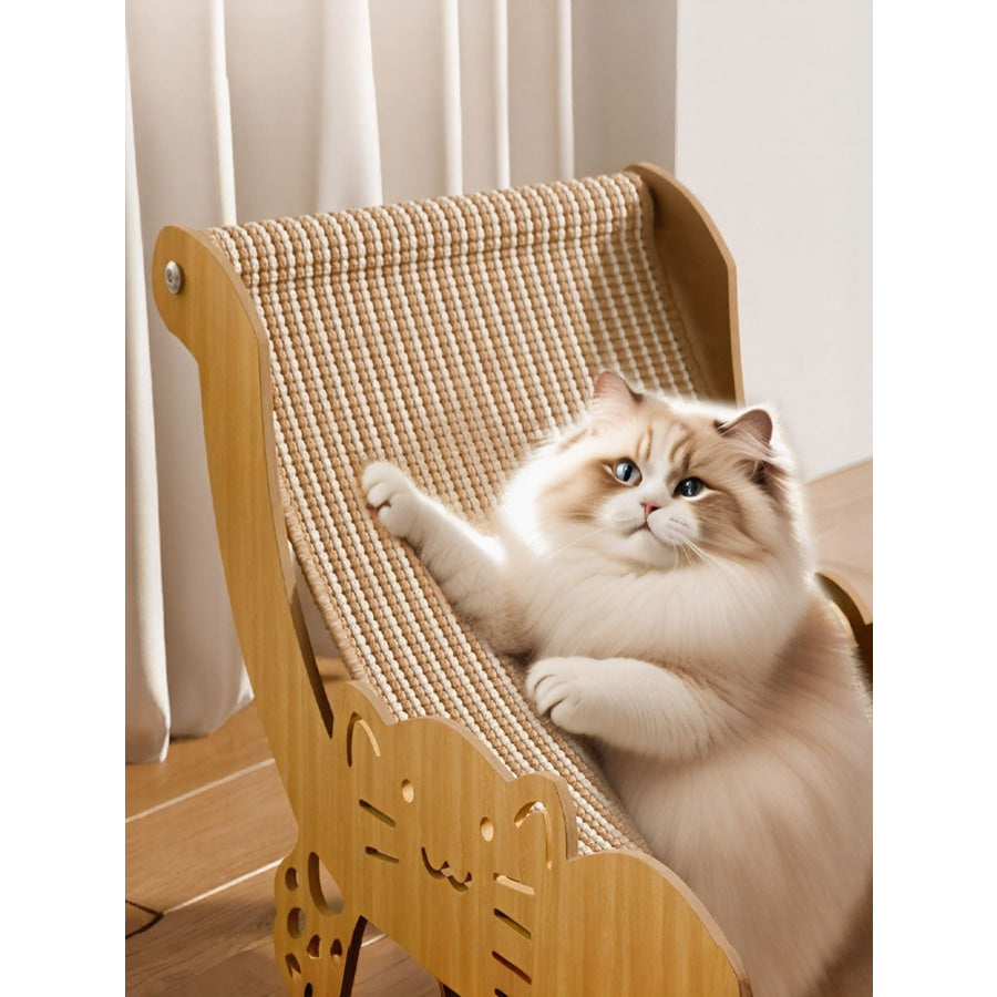 Cat Scratching Board Recliner with Sisal Mat lounge chair / S Apparel and Accessories