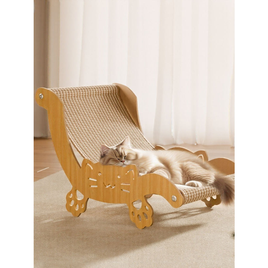 Cat Scratching Board Recliner with Sisal Mat lounge chair / S Apparel and Accessories